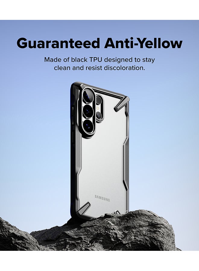 Ringke Fusion-X for Samsung Galaxy S26 Ultra 5G Case  , Clear Hard Back Cover Shockproof Protective Bumper Phone Cover for S26 Ultra -  Black black - Image 4