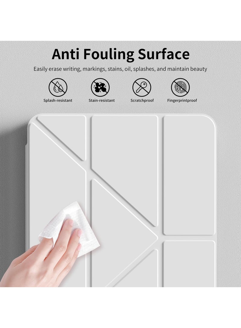 Case for  HUAWEI Matepad SE 11 Inch， Triple Fold Y-shaped Design, Multi Angle, Leather Tablet Cover With Pen Slot, Automatic Wake-up/sleep, Grey - Image 2
