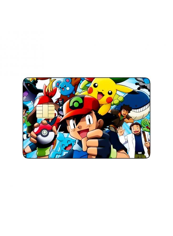 RKN PRINTED BANK CARD STICKER Pokemon Anime Characters - Image 2