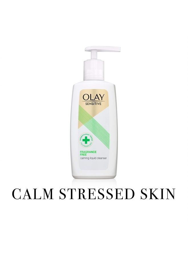 Olay Facial Cleanser for Sensitive Skin, Fragrance-free, 6.7 Fl Oz - Image 3