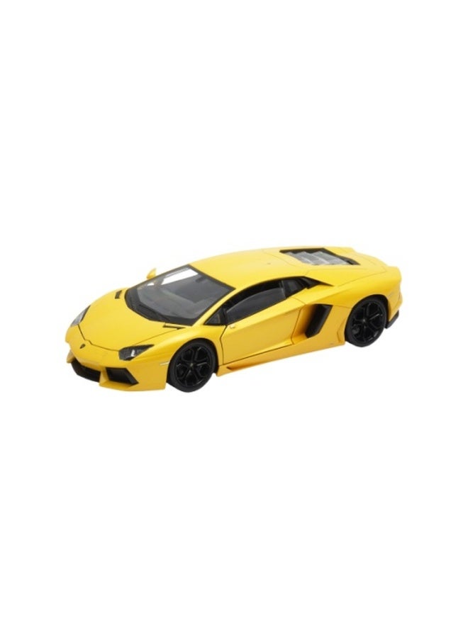 Welly - Lamborghini Aventador Coupe 1/24 Yellow Die Cast Model - 24033