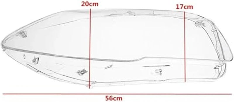 QASULER Headlight Glass Cover for BMW 5 Series - Image 2