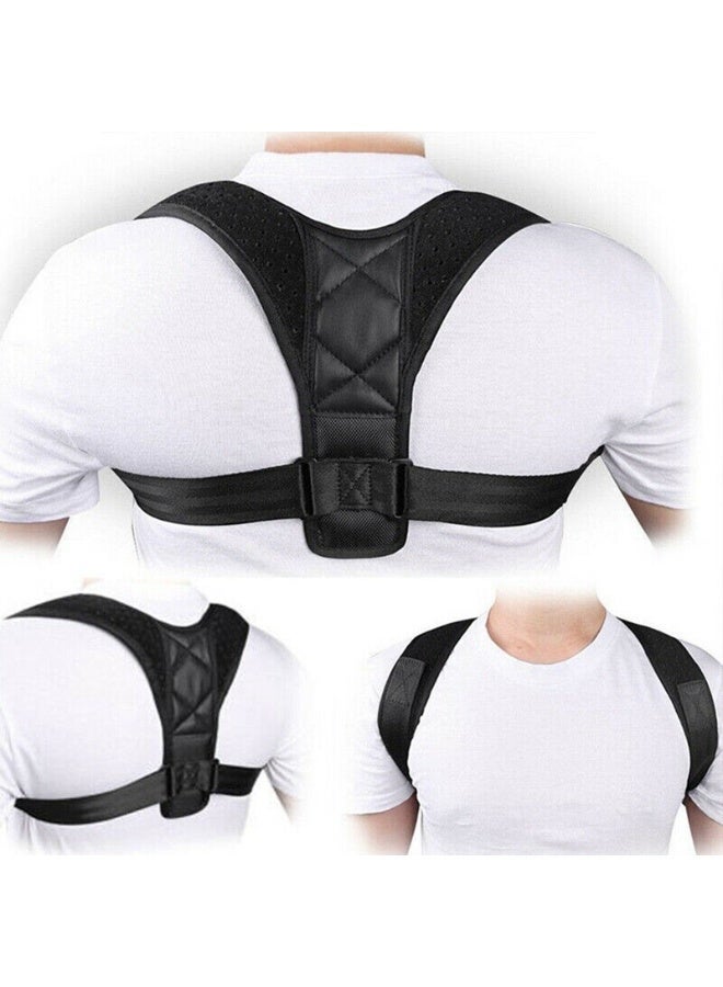Adjustable Posture Corrector Back Support Belt for Men & Women, Shoulder & Upper Back Brace - Image 2