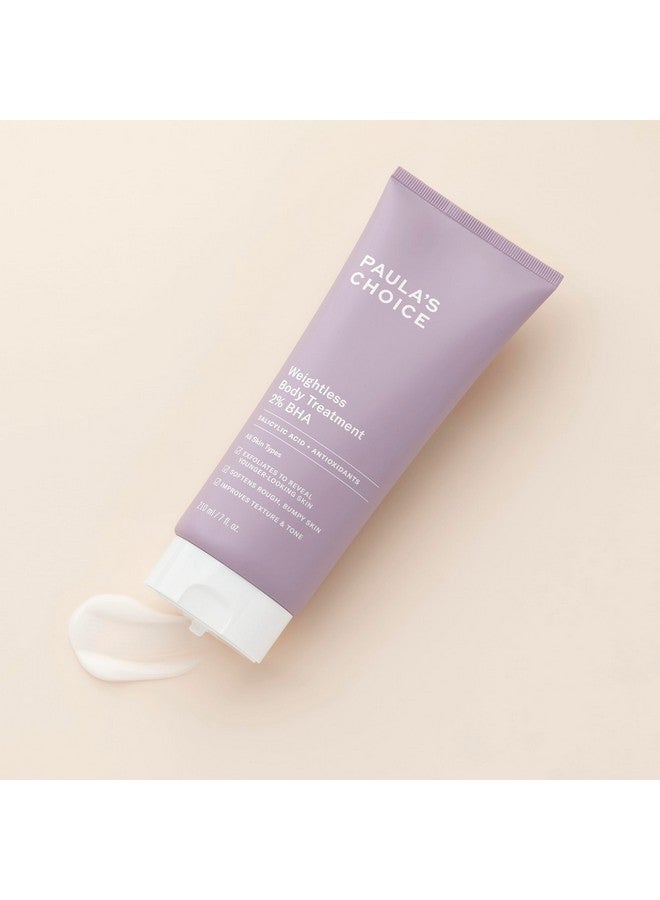 باولاز تشويس علاج الجسم الخفيف 2% Bha، مقشر حمض الساليسيليك، مرطب للبشرة المعرضة لالتهاب الجلد الجرثومي (Kp) والمسام المسدودة، خالٍ من العطور والبارابين، 7 أونصة سائلة - Image 2