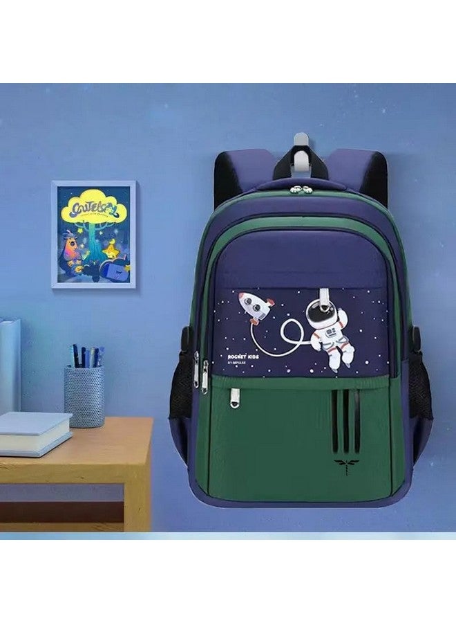 Impulse Impulse Astronaut 25L Unisex Stylish &Trendy Water Resistant printed Bag, College travel Backpack, School Bag for boys & girls with 1 Year Warranty  - Image 2