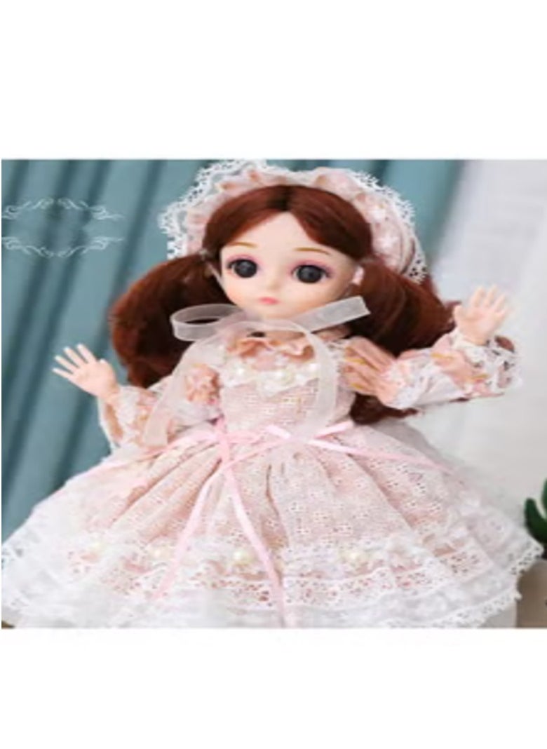 EHOME Kawaii Girl Dress up Doll Barbie Doll Toy 30cm Skirt Girl  - Image 1