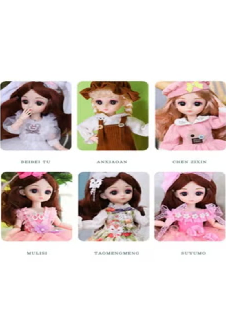 EHOME Kawaii Girl Dress up Doll Barbie Doll Toy 30cm Skirt Girl  - Image 4