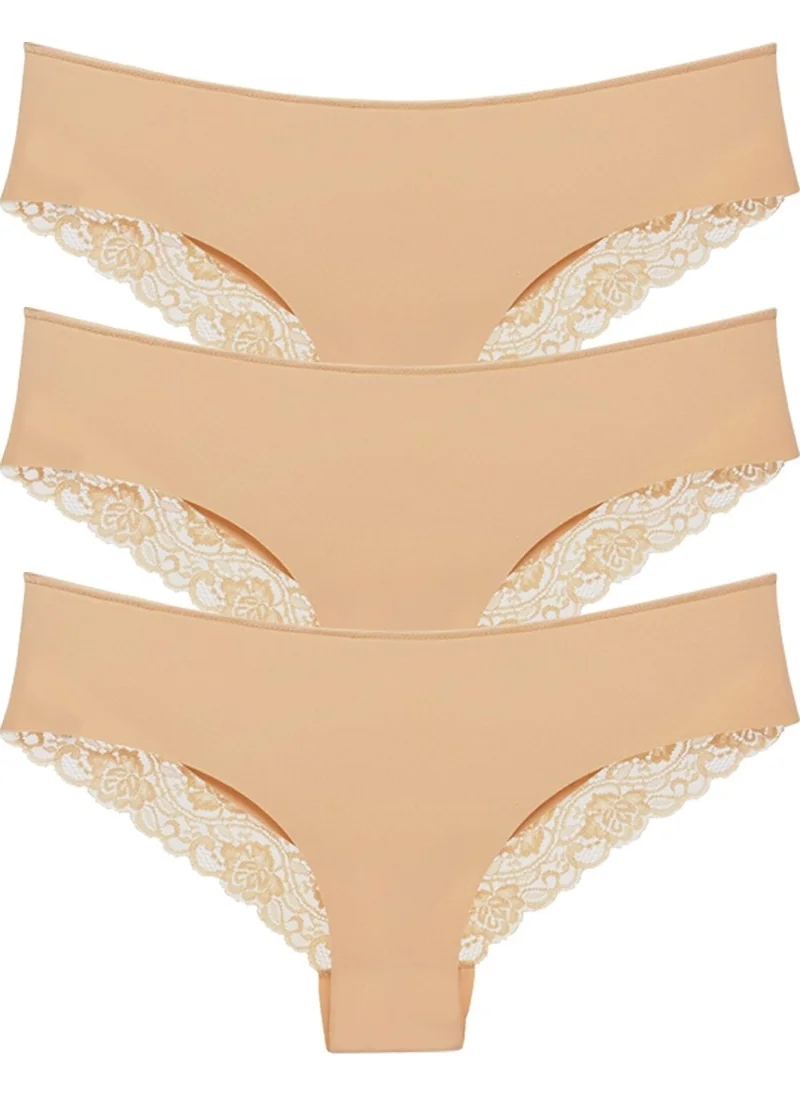 Sensu Women's Laser Cut Lace Panties 3 Pack Set