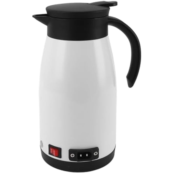 Masyrt Electric Kettle For 24V 12V Car Truck Stainless Steel Quick Heating 680Ml Capacity Safe 200W Power Proof Of Leak For Cars Trucks And Other Vehicles - Image 5