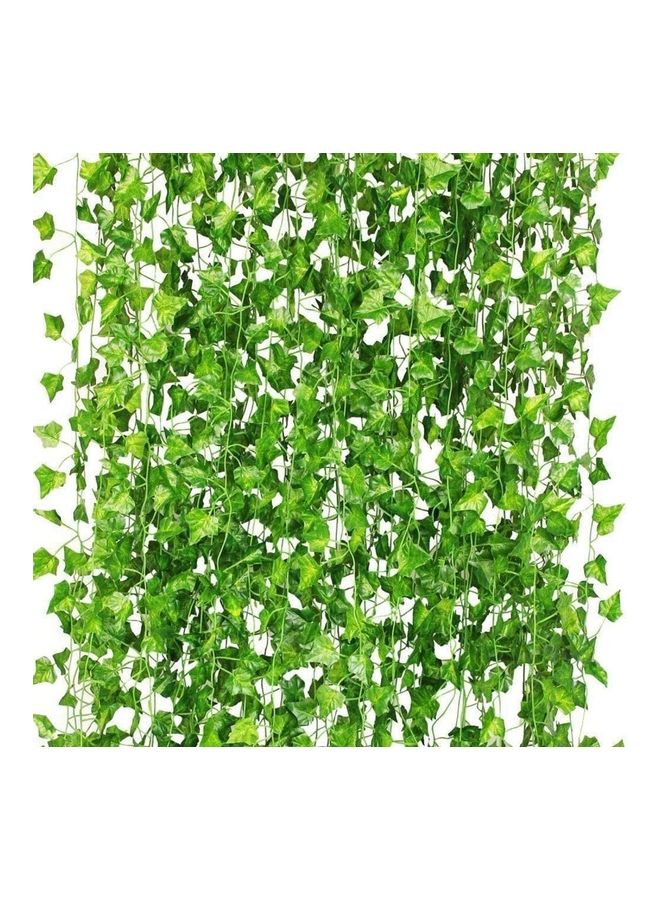 NIBEMINENT 12-Piece Artificial Hanging Ivy Leaves multicolour 230cm  - Image 1