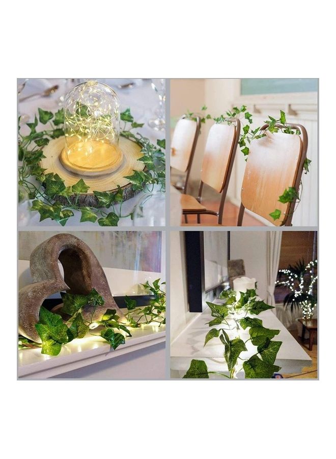 NIBEMINENT 12-Piece Artificial Hanging Ivy Leaves multicolour 230cm  - Image 5