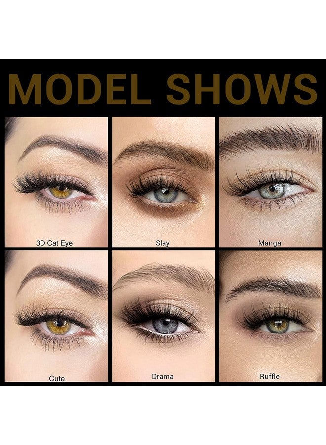 DYSILK Mink Eyelashes Fluffy Lashes - Eye Lashes 7 Pairs 8D Dramatic Lashes Faux Mink Eyelashes Naturales Long Wispy Fluffy Natural Look False Eyelashes Long Lashes Pack Mink Lashes Soft Reusable - Image 3