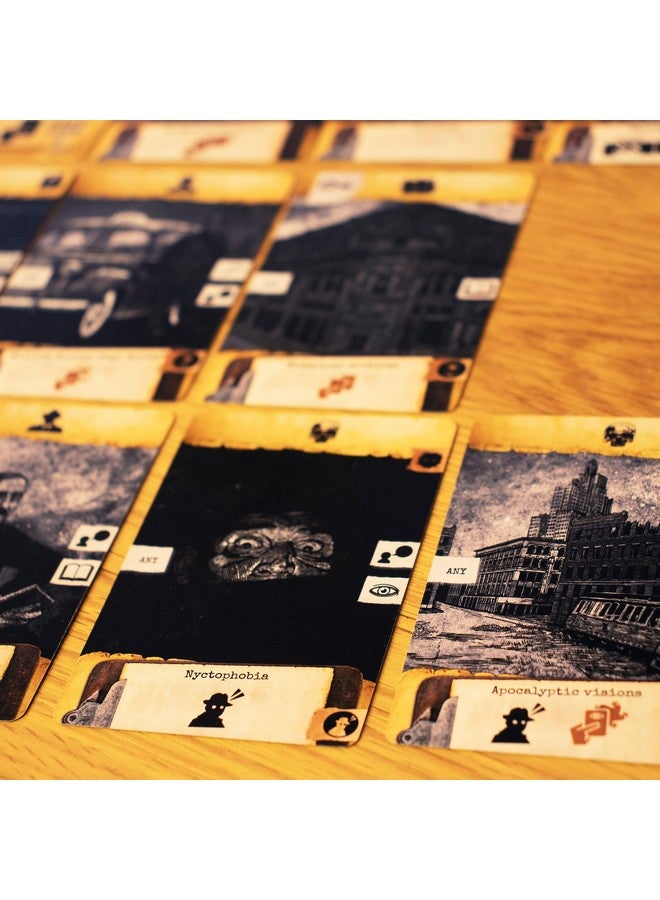 Ludonova Ludonova Arkham Noir Card Game Case 3 Infinite Gulfs of Darkness | Mystery Card Game | Thrilling Adventure Game for Adults and Teens | Ages 14+ | 1 Player | Average Playtime 30 Minutes | Ludonova  - Image 4