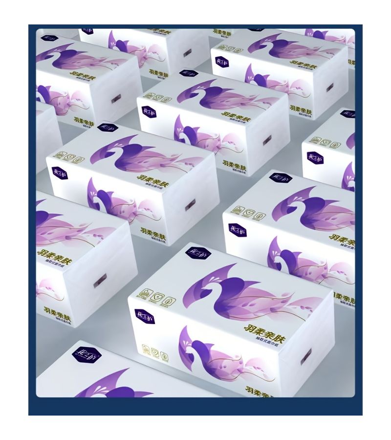 500 Sheets Per Pack Facial Tissue Paper Feather Soft And Gentle On Skin 5 Layer Pull Out Type Extra Thick And Large Resilient Suitable For Babies And Mothers Cleaning Tissues Can Be Used With Water - Image 5