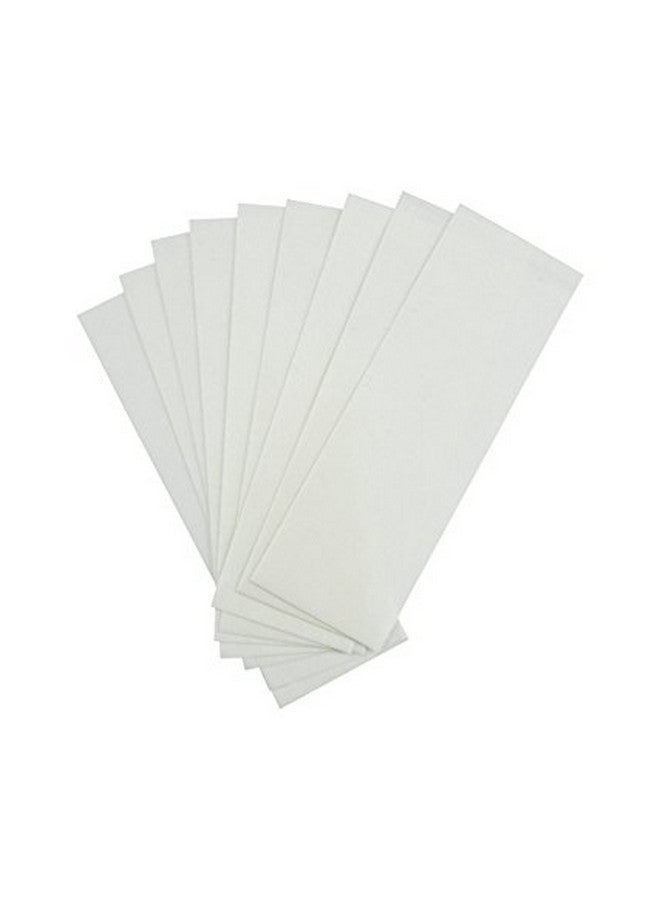 OUT OF BOX Herbtoniq Professional Hair Removal Cloth Epilating Nonwoven (Size 9X3 Inch) Waxing Strips Pack Of 100Piece (White) - Image 2