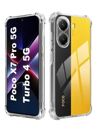 Case for Xiaomi Redmi Poco X7 Pro 5G Clear TPU Four Corners  Protection Cover Transparent Soft funda - pzsku/Z566BA2DD7FC3DD8C7364Z/45/_/1740739813/f9391940-28f2-44c4-ae49-506ff0ec58d8