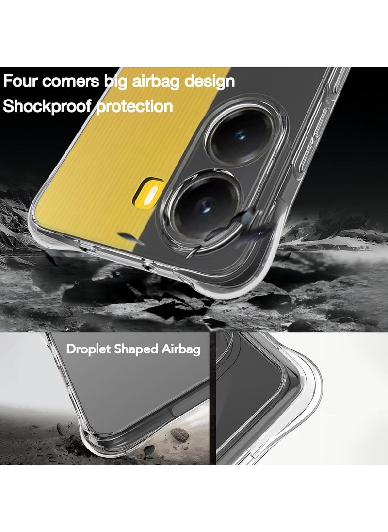 Case for Xiaomi Redmi Poco X7 Pro 5G Clear TPU Four Corners  Protection Cover Transparent Soft funda