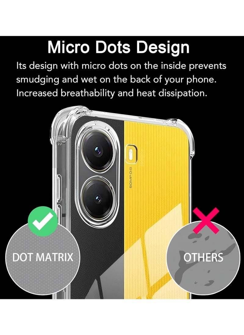 Case for Xiaomi Redmi Poco X7 Pro 5G Clear TPU Four Corners  Protection Cover Transparent Soft funda