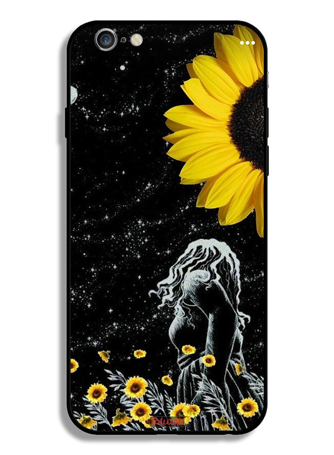 Tolwak Apple iPhone 6 Plus/6s Plus Protective Case Girl Look At Moon Art - Image 2