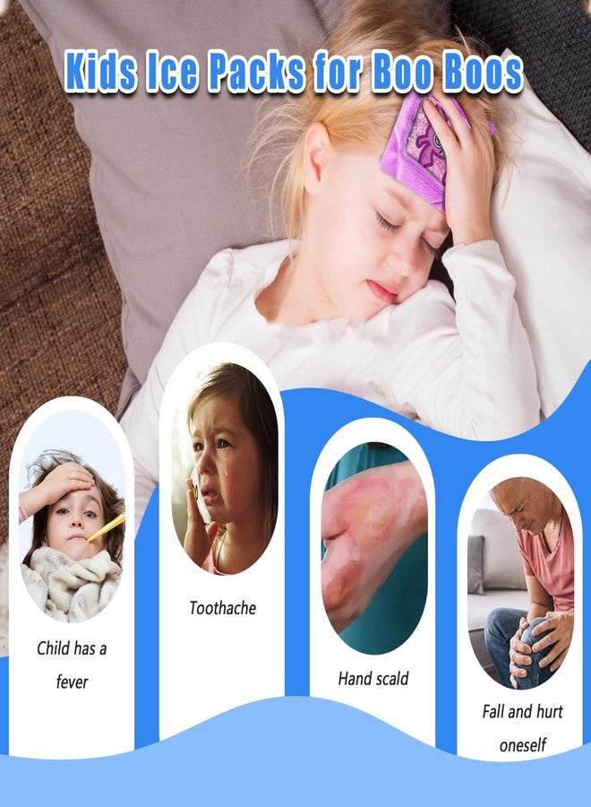 Couleurs Kids Ice Pack, Hot or Cold Pack Gel Cooling Pad, Reusable for Injuries Medical Health,Swelling and Pain Relief, Tired Eyes, Child Injury, Headache, Sinus Relief (5 pcs - Image 4