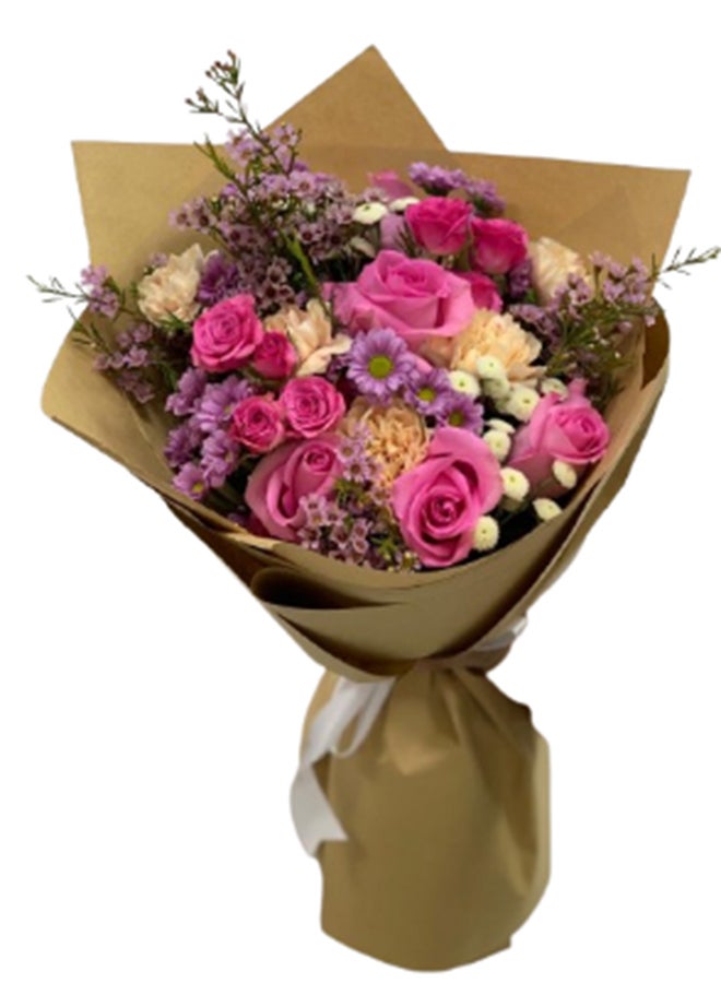 wardi باقة زهور مزيج الباستيل