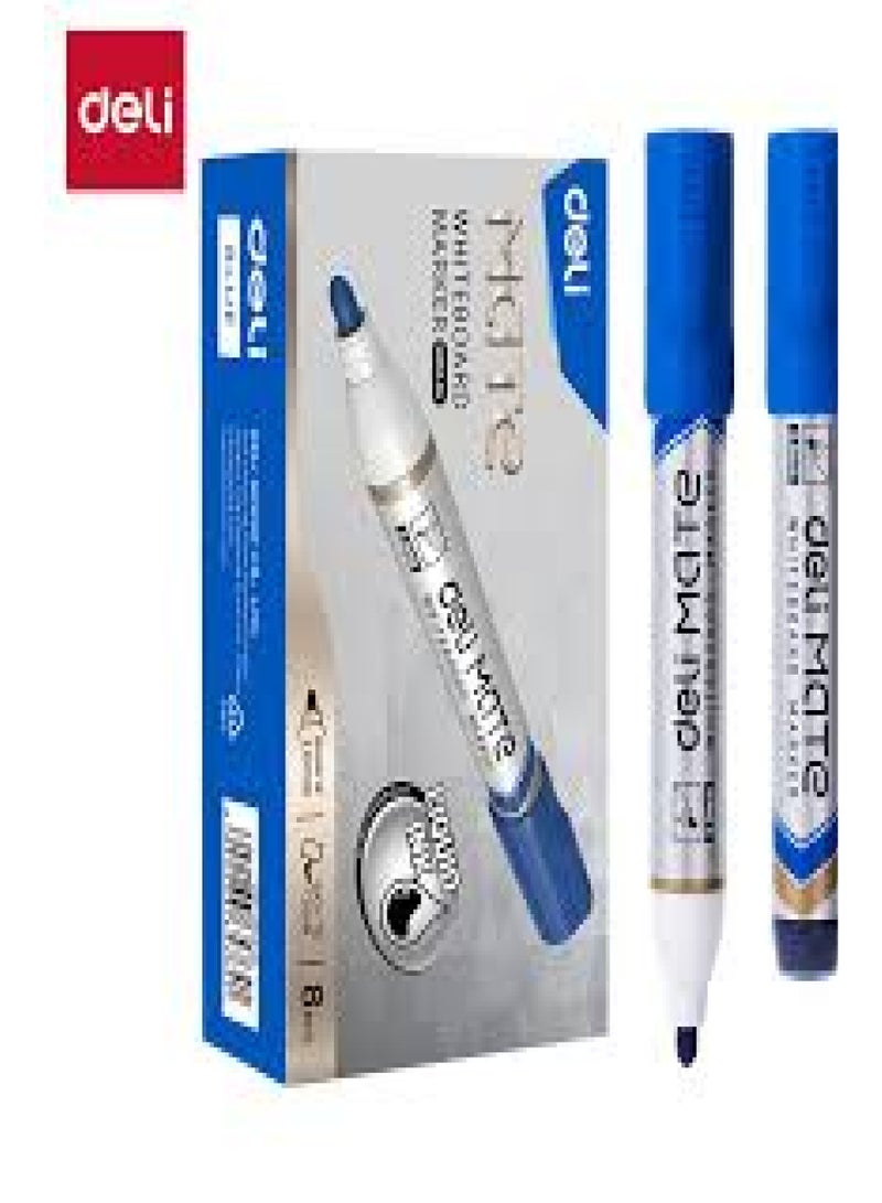 Whiteboard Marker Blue Deli 12pcs in Box