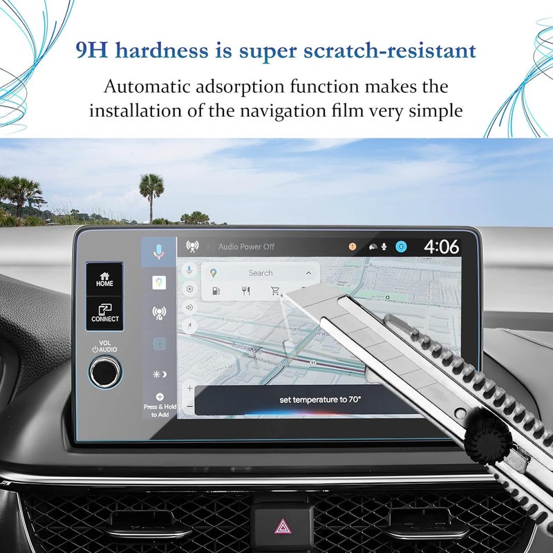 SKTU ترقية لواقي شاشة Acura ADX 2025 2026 بحجم 9 إنش لسيارة Acura ADX 2025 2026 (ADX/A-Spec) شاشة معلومات بحجم 9 إنش [شفاف للغاية، مضاد للتوهج والخدوش] ملحقات Acura ADX 2025 2026 2025 2026 ADX A-Spec 9 إنش - Image 2