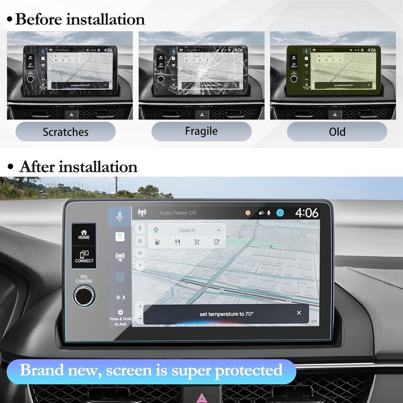 SKTU ترقية لواقي شاشة Acura ADX 2025 2026 بحجم 9 إنش لسيارة Acura ADX 2025 2026 (ADX/A-Spec) شاشة معلومات بحجم 9 إنش [شفاف للغاية، مضاد للتوهج والخدوش] ملحقات Acura ADX 2025 2026 2025 2026 ADX A-Spec 9 إنش - Image 5