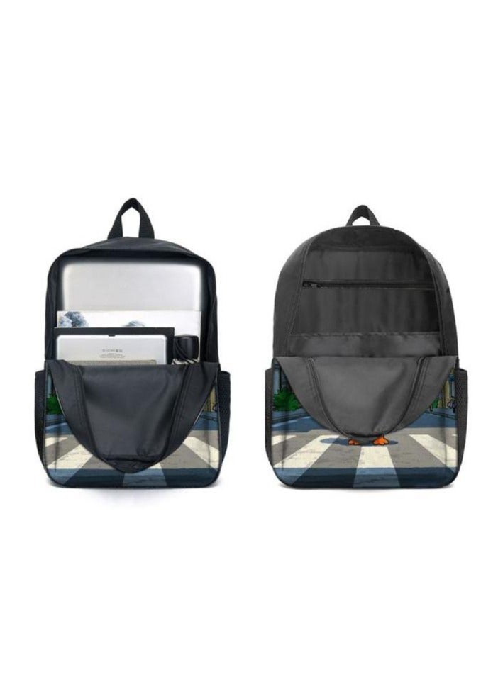 Cartoon three-piece schoolbag with zipper - 95 - Image 4