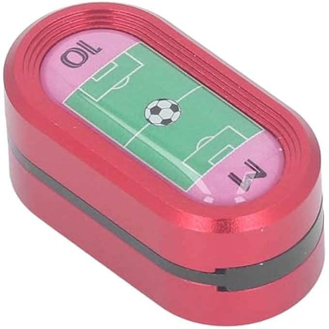 Sorandy Soccer Field Pattern Magnetic Haptic Slider Toy, 3 Layer Push Card Slider Toy, Portable Fidget Toy Stress Relief Toy for Travel, Work, Home (Red) - Image 1
