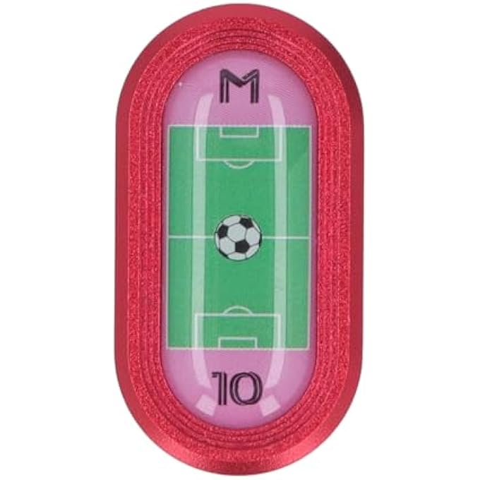 Sorandy Soccer Field Pattern Magnetic Haptic Slider Toy, 3 Layer Push Card Slider Toy, Portable Fidget Toy Stress Relief Toy for Travel, Work, Home (Red) - Image 4