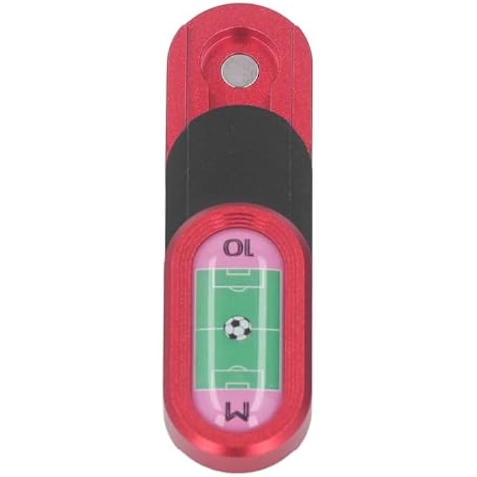 Sorandy Soccer Field Pattern Magnetic Haptic Slider Toy, 3 Layer Push Card Slider Toy, Portable Fidget Toy Stress Relief Toy for Travel, Work, Home (Red) - Image 2
