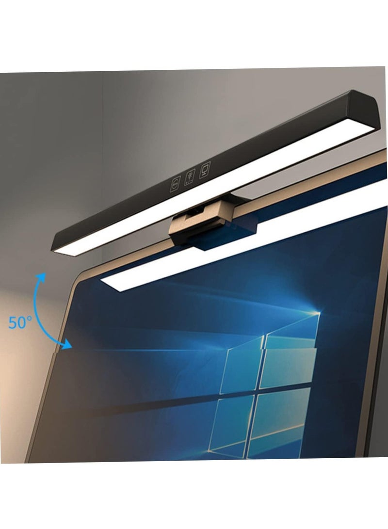 Flushrenic Monitor Eye Protection Light,LapdeskLED Monitor Light,Computer Light Laptop Monitor Lap Desks Monitor,for Laptop Monitor Reading Lamp,Desk Lamps Laptop Eye Light（Black）  - Image 2