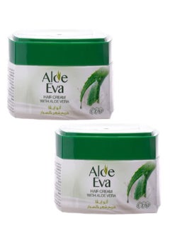 Eva 2 Piece Set Hair Styling Cream With Aloe Vera 2X 185g 
