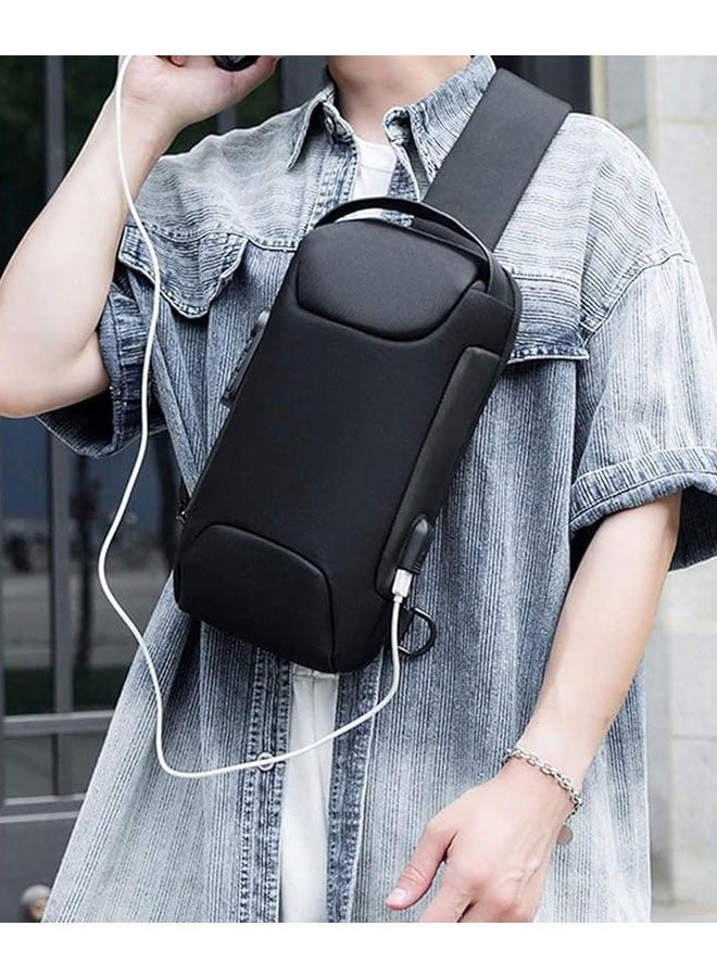 LINJIE Chest Bag,Sling Bag,Small Shoulder Backpack, Casual Daypack - Image 2