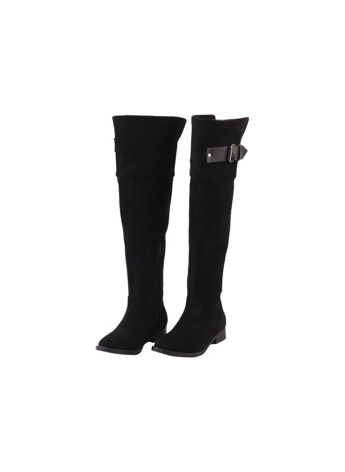 Mr.joe Suede Knee High Boots 