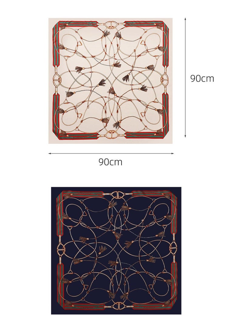 سيوسي وشاح رأس مربع كبير من الساتان - Image 2