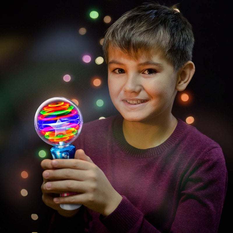 ArtCreativity Spinning Light Up Toy Wand â€“ Magic Ball with LED Lights, Sensory Spinner for Kids, Party Favors & Classroom Prizes, Autism-Friendly Gift - Image 5