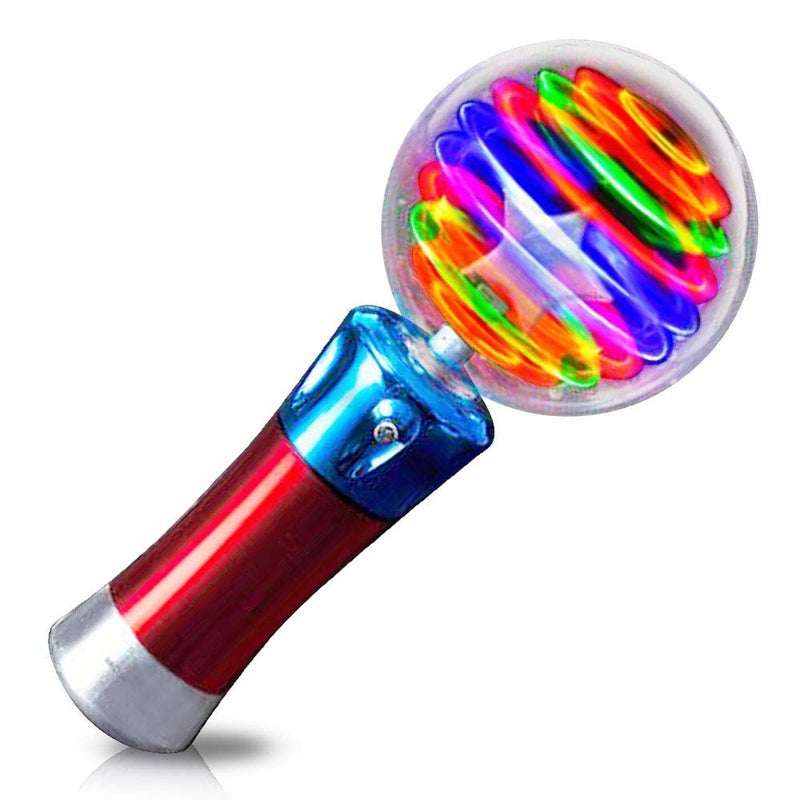 ArtCreativity Spinning Light Up Toy Wand â€“ Magic Ball with LED Lights, Sensory Spinner for Kids, Party Favors & Classroom Prizes, Autism-Friendly Gift - Image 1