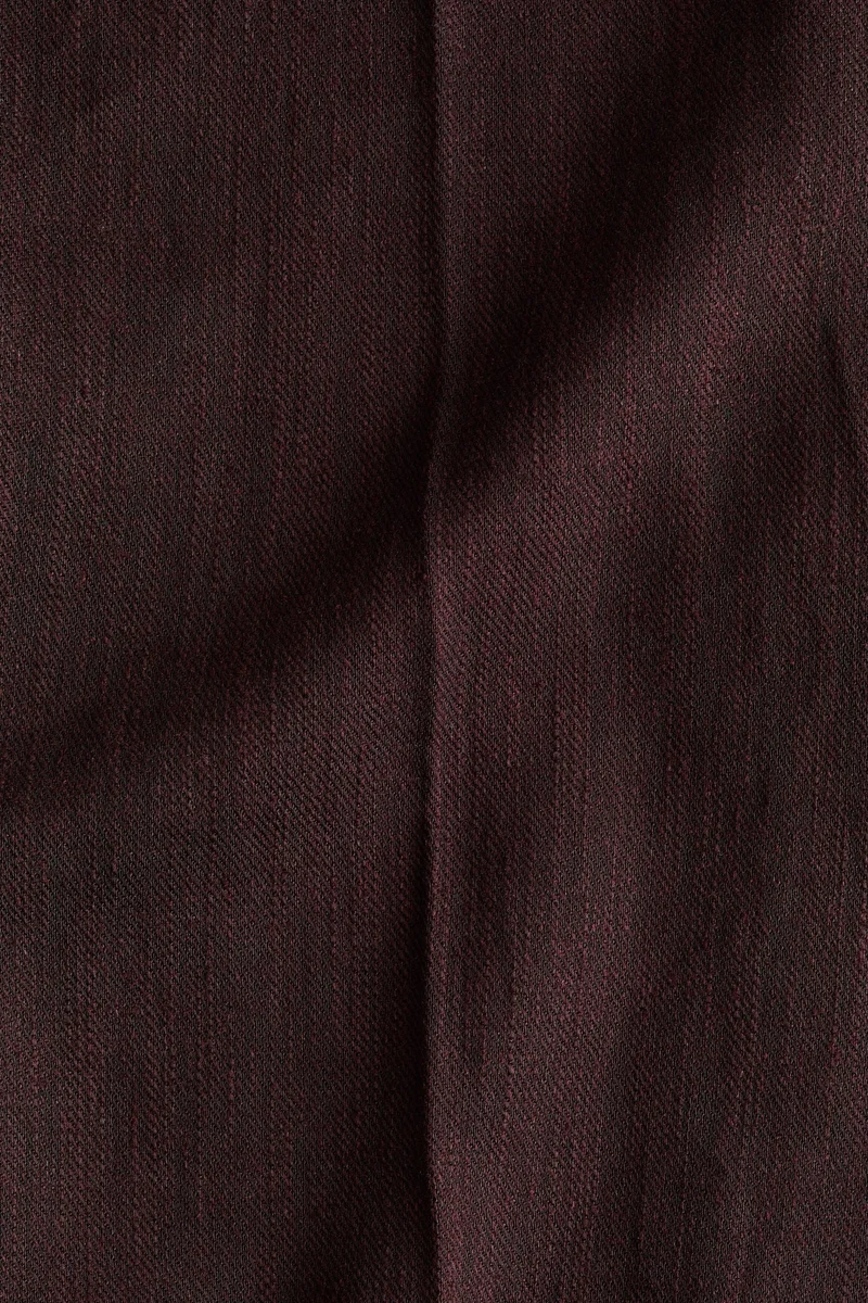 H&M Linen-blend tailored trousers