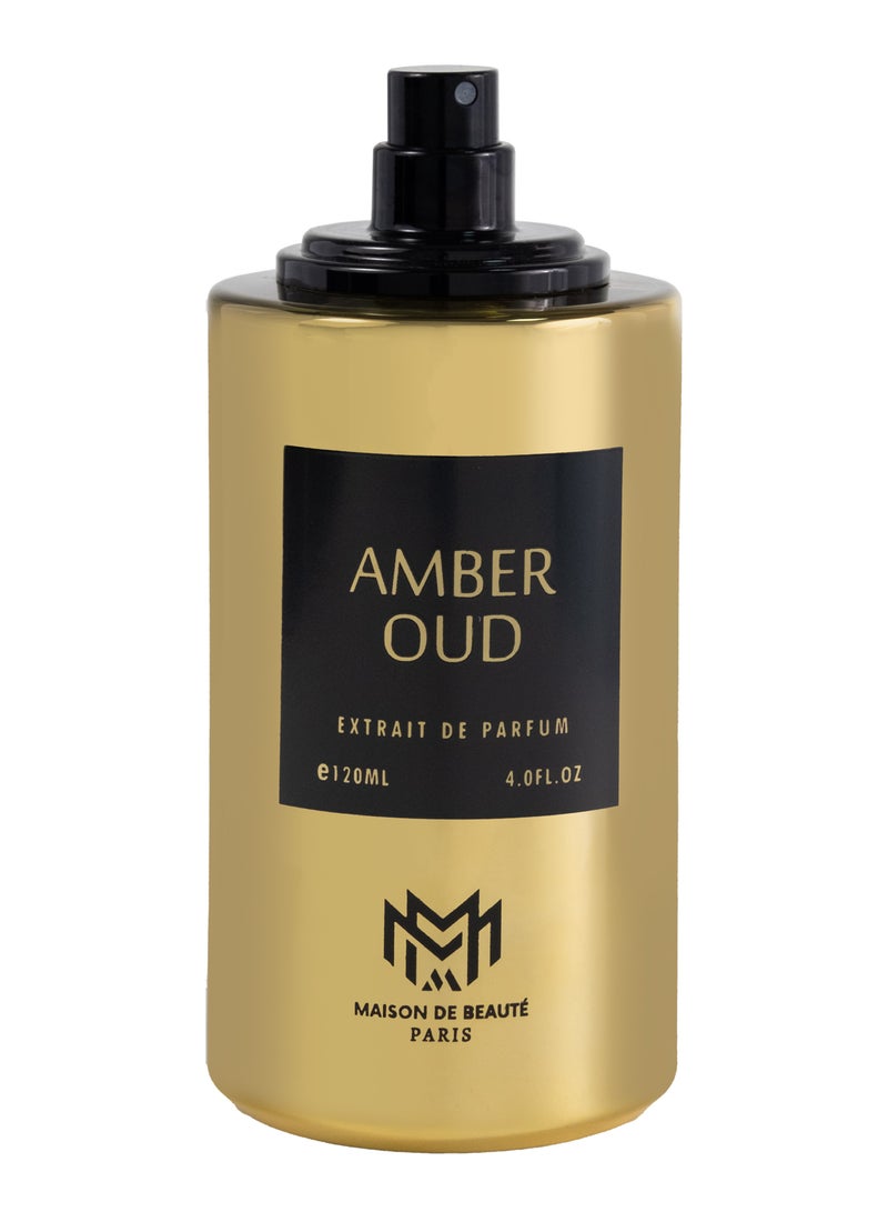 Royal Orchid Perfumes  MAISON DE BEAUTE PARIS AMBER OUD 120ml Unisex Perfume - Image 4