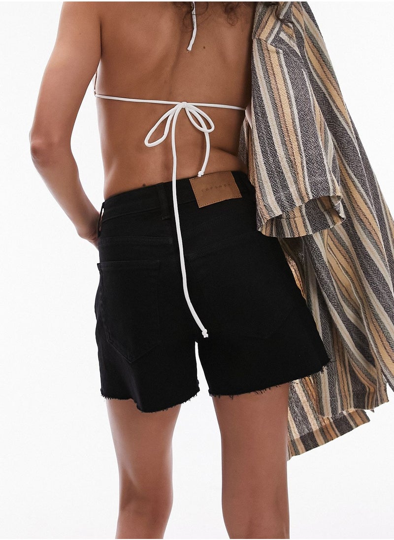 TOPSHOP High Waist Shorts  - Image 2