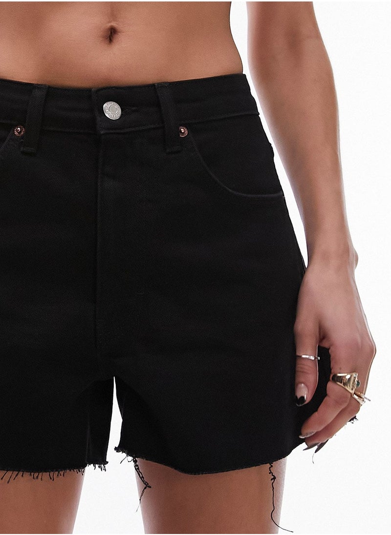 TOPSHOP High Waist Shorts  - Image 3