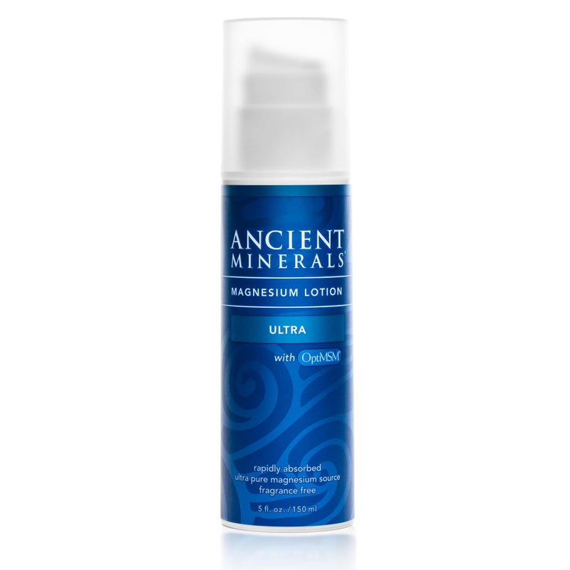 Ancient Minerals Magnesium Lotion Ultra with MSM Pure Genuine Zechstein Magnesium Lotion for Topical Application (5oz) - Image 1