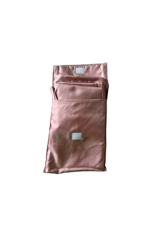 Generic - OLD PINK prayer cloth polyester 3 peace's set top skirt and bag light weight to carry in your bag easy to wash nontransparent   don’t miss your SALAH - Image 1