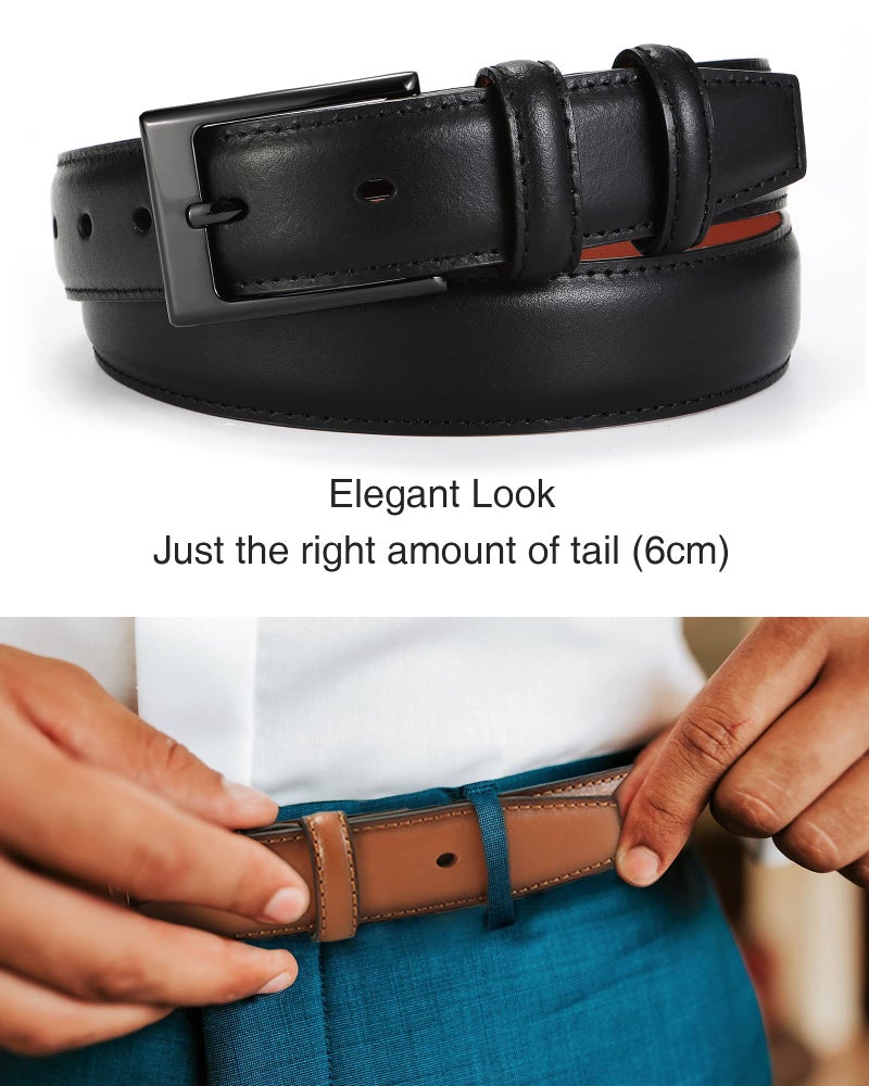 CHAOREN Mens Belts Leather Gift for Men - Ideal Match for Mens Dress Shoes - Image 4