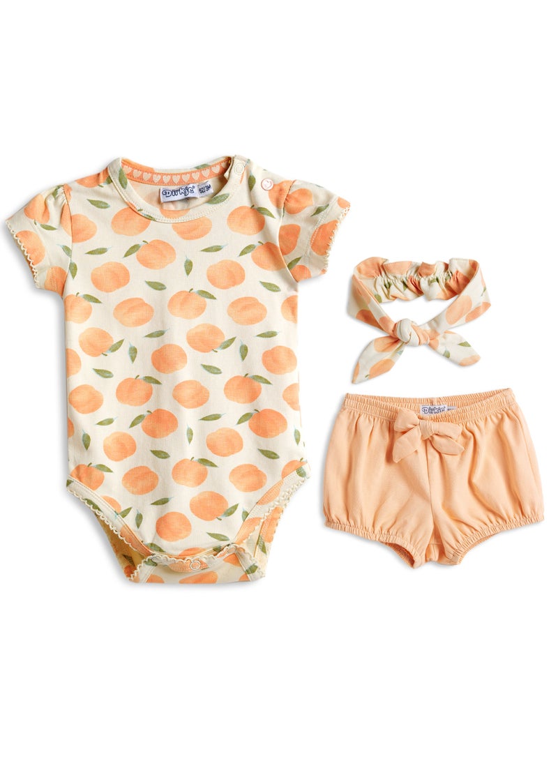 Dirkje 2 pce babysuit + headband - Image 1