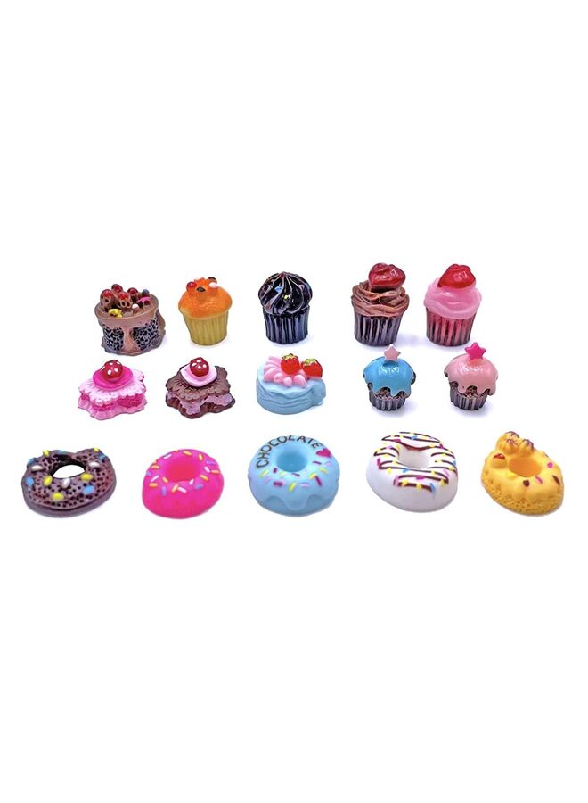 150 قطعة من زجاجات الطعام والشراب المصغرة مقاس 1-5 سم للبالغين وبيت الدمى وعلب الصودا وألعاب التظاهر بالمطبخ والطبخ وإكسسوارات الحفلات وخبز الهامبرغر - Image 3