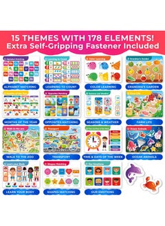quokka Montessori Busy Book For Toddlers 3-5 Years Old - Toddler Activity Book With Interactive Pages 3 Year Old Activity Book With Touch Fastener For Learning - Preschool Gift For Boys And Girls  - Image 3