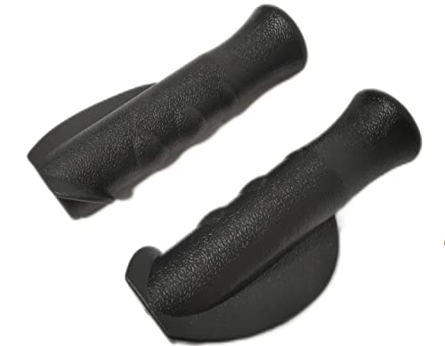 ComsenMed Universal Rollator Hand Grip,Replacement Parts for Rollator and Wheelchair,Universal Hand Grips Anatomical Pair for 4-Wheel rollator (1Pair(Left/Right),Black) - Image 4